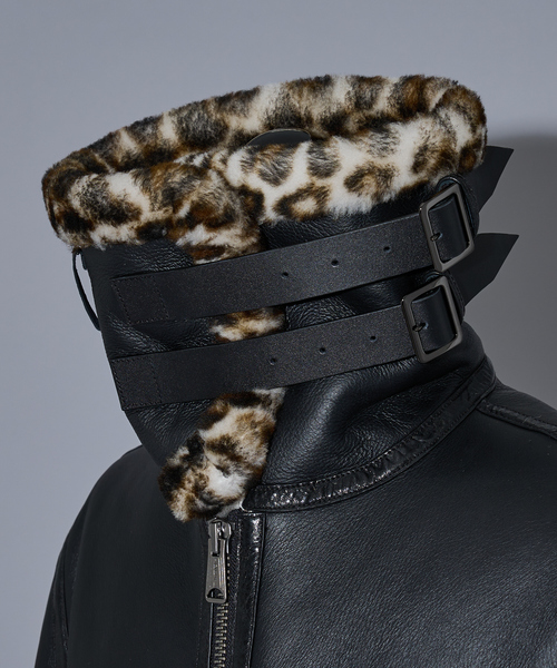 5351 POUR LES HOMMES 革ジャン ライダース 「25A/W」B-3 ムートン