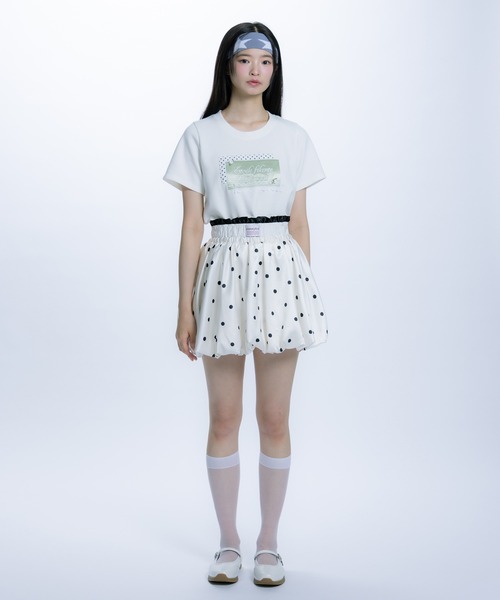 monepine スカート balloon layered skirt/バルーンレイヤードスカート