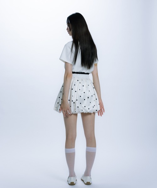 monepine スカート balloon layered skirt/バルーンレイヤードスカート