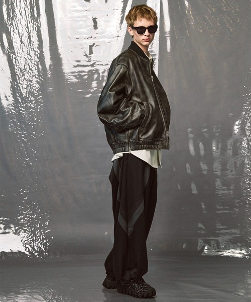 MAISON SPECIAL ma1 ma-1 「UNISEX」Sheep Leather MA-1/シープ