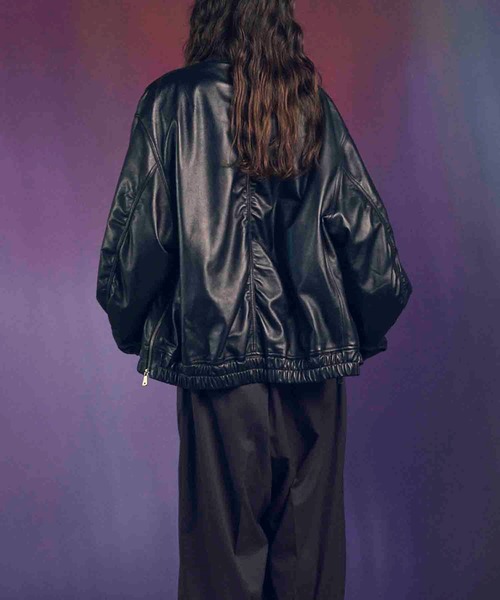 MAISON SPECIAL ma1 ma-1 「UNISEX」Sheep Leather MA-1/シープ