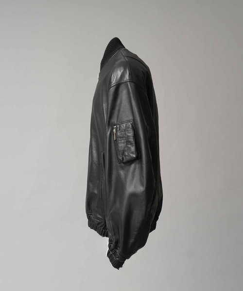 MAISON SPECIAL ma1 ma-1 「UNISEX」Sheep Leather MA-1/シープ