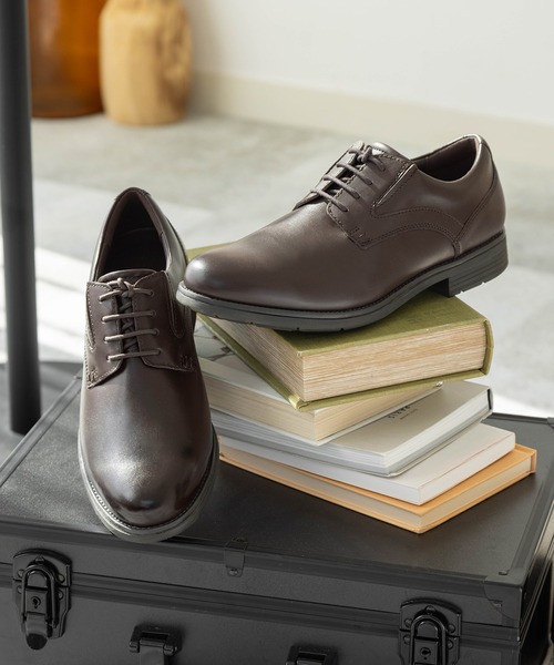 未使用級！Rockport ロックポート　軽量　プレーントゥ　ビジネスシューズ ROCKPORT（ロックポート） 革靴 ビジネスシューズ ビジネスシューズ