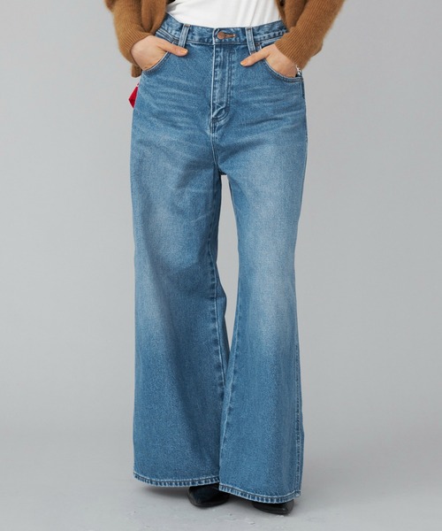 Lee（リー） ワイドパンツ ジーンズ デニム デニムパンツ Wrangler