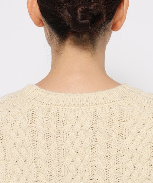 LOWRYS FARM（ローリーズファーム） ニット セーター ケーブルフリンジ