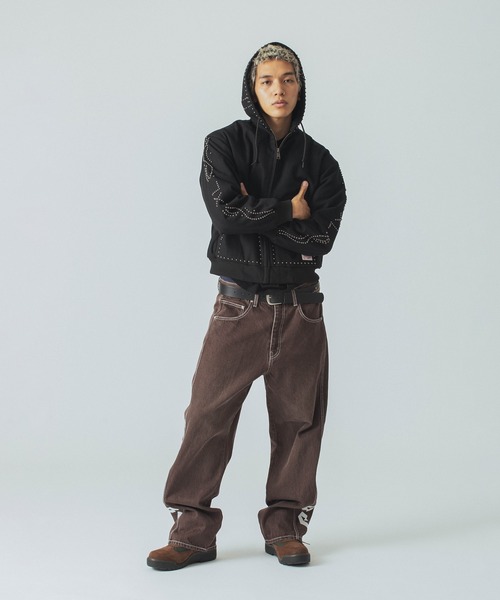 XLARGE 「XLARGE」 ブルゾン L インディゴブルー メンズ : ZOZOTOWN