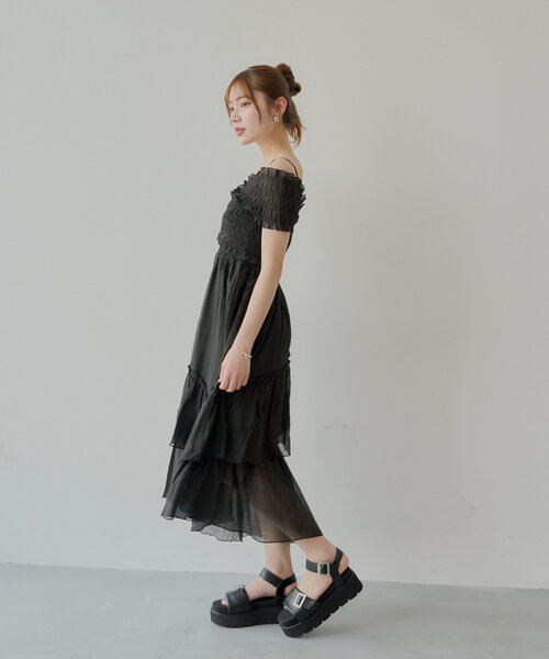 「Chico」 ヒールサンダル SMALL ブラック レディース_画像3