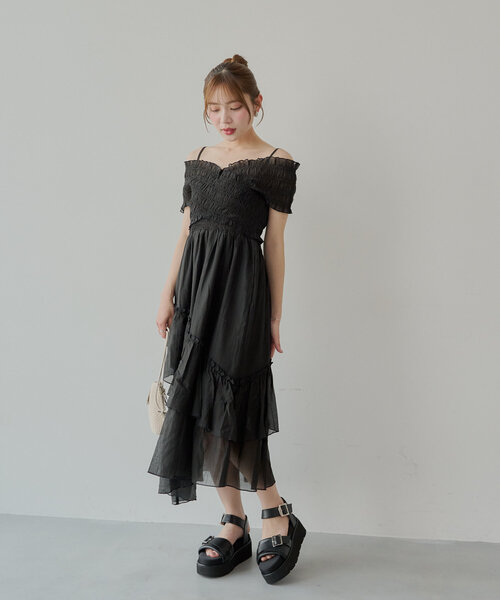 「Chico」 ヒールサンダル SMALL ブラック レディース_画像4
