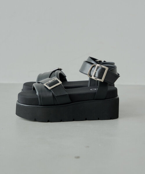 「Chico」 ヒールサンダル SMALL ブラック レディース_画像9
