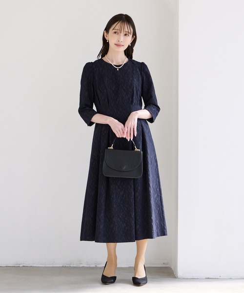 【美品】aimer ドレス　ワンピースセット【Lサイズ】 AIMER（エメ） パーティードレス ワンピース コートジャカード袖付き