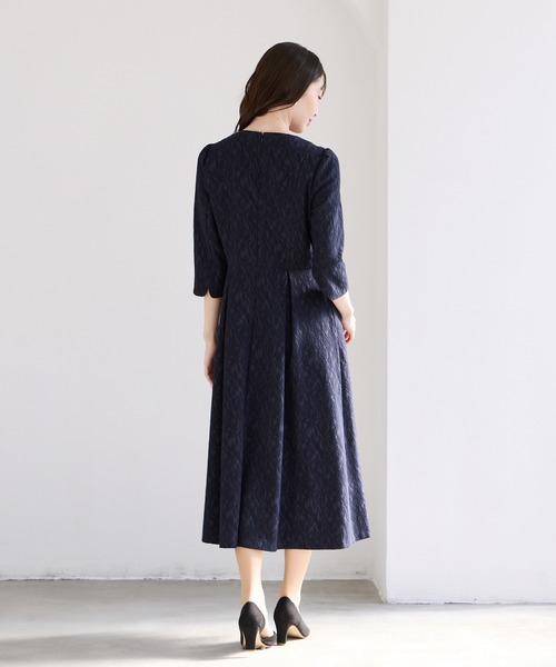 c*̮様 【週末限定オークション】エメ ワンピース ネイビー パーティー 