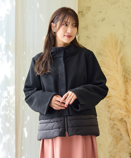 Rose Tiara♡ボアライナー付きコート ボアロングコート（83086501） | Rose Tiara (Women/大きい