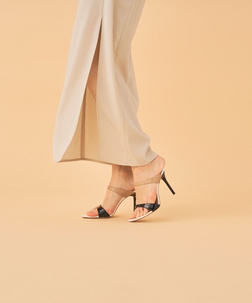 「SEVEN TWELVE THIRTY」 ヒールサンダル 24.5cm ゴールド レディース_画像8