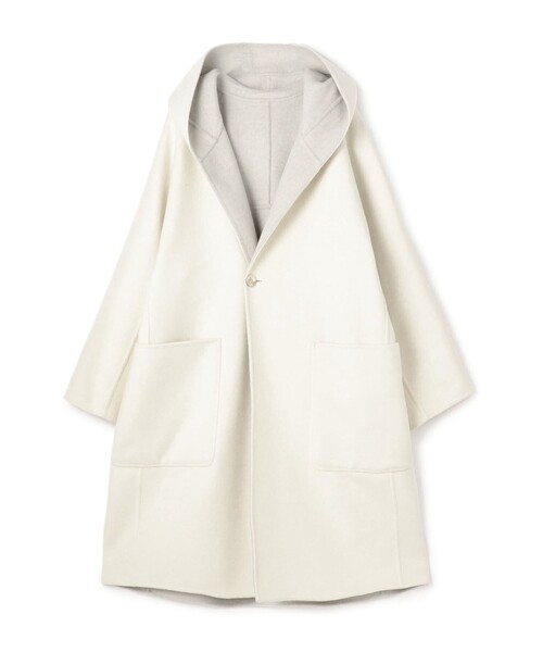 【美品】GALERIE VIE フーディーコート GALERIE VIE（ギャルリー ヴィー） コート アウター ダブルフェイス