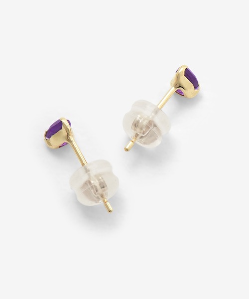 ESTELLE（エステール） ピアス 2月誕生石 K10 イエローゴールド