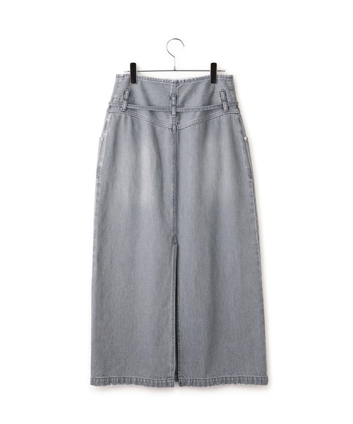 ADAM ET ROPE'（アダムエロペ） デニムスカート ローウエストデニム