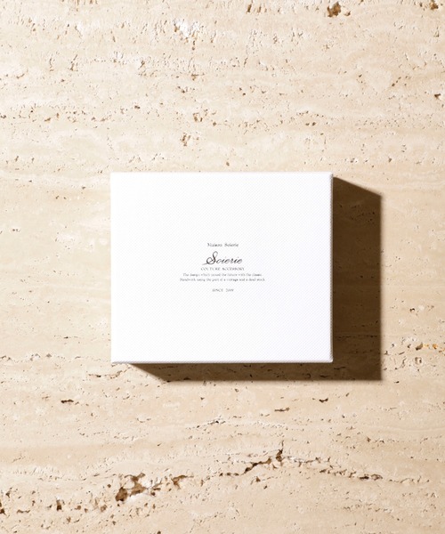 Soierie（ソワリー） ネックレス ドロップ ループ タイ / Drop loop