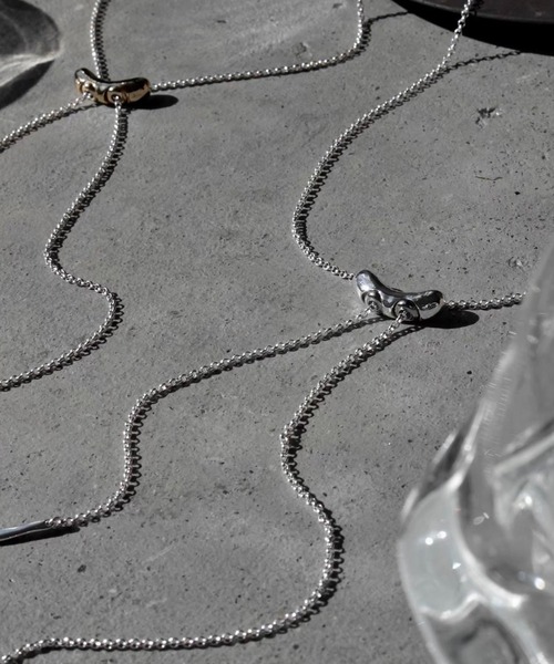 Soierie（ソワリー） ネックレス ドロップ ループ タイ / Drop loop