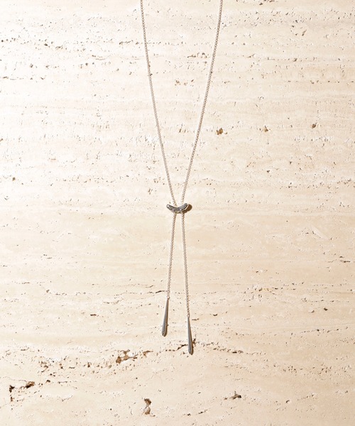 Soierie（ソワリー） ネックレス ドロップ ループ タイ / Drop loop