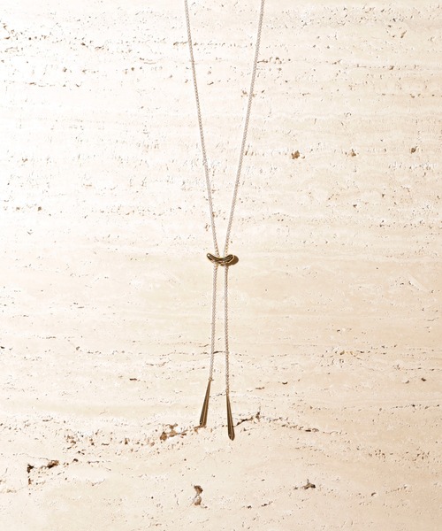 Soierie（ソワリー） ネックレス ドロップ ループ タイ / Drop loop