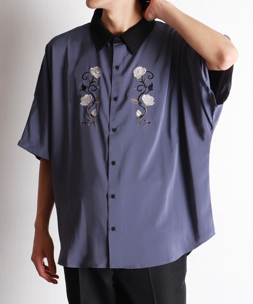 「WESTSEA」 半袖シャツ M ブルー メンズ_画像5