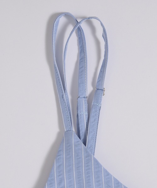 「MUHET」 キャミソールワンピース MEDIUM ライトブルー レディース_画像6