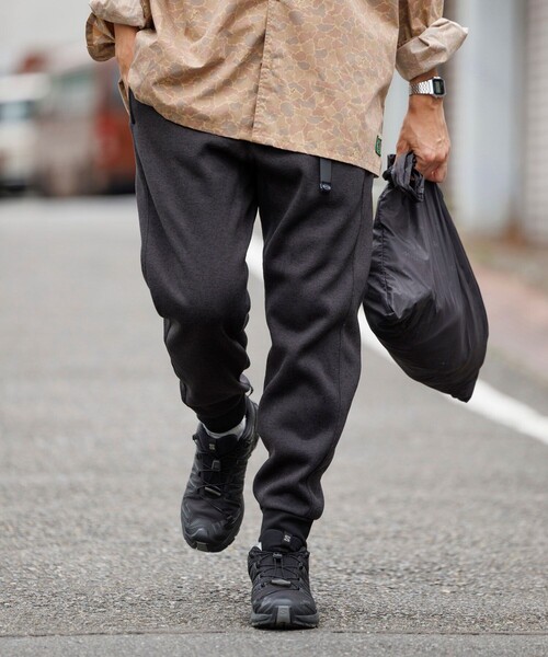 FREAK'S STORE パンツ スリムフィット ニットフリース ジョガー