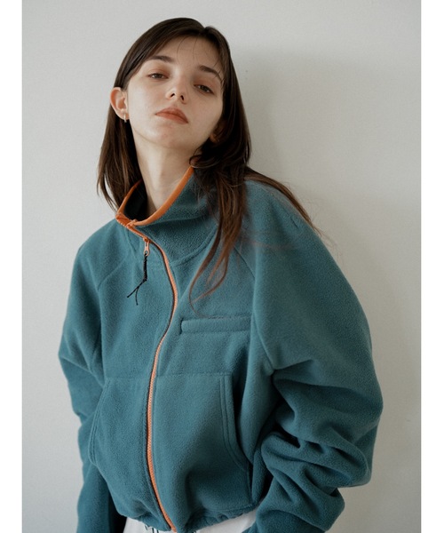 KATRIN TOKYO カーディガン Katrin TOKYO カーディガン cropped full zip fleece レディース