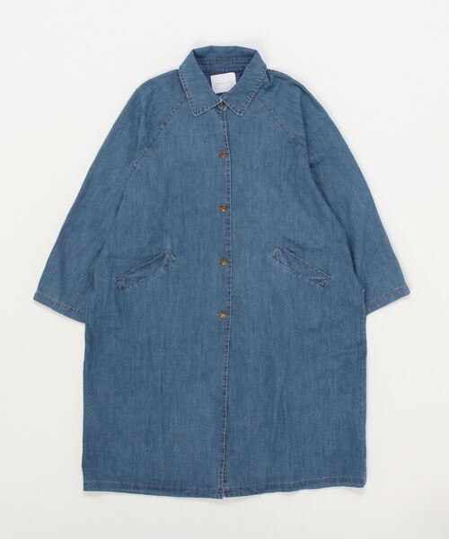 manana suerte（マニャーナスエルテ） ステンカラーコート FREE ブルー