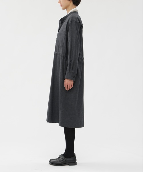 MARGARET HOWELL ヘリンボーン ロングワンピース Ⅱサイズ ウール MARGARET HOWELL ヘリンボーン ロングワンピース Ⅱサイズ ウール