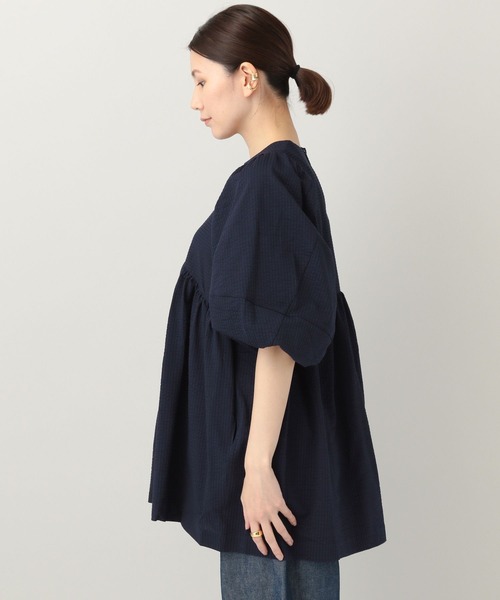 「Curensology」 7分袖ワンピース FREE ホワイト レディース_画像3