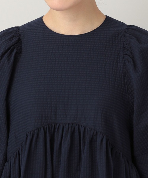 「Curensology」 7分袖ワンピース FREE ホワイト レディース_画像7