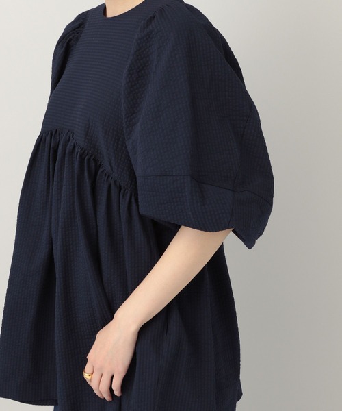 「Curensology」 7分袖ワンピース FREE ホワイト レディース_画像8