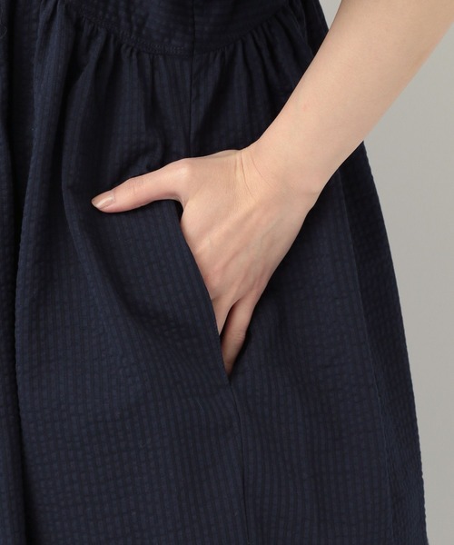 「Curensology」 7分袖ワンピース FREE ホワイト レディース_画像9