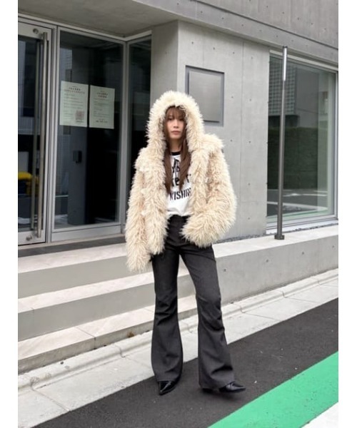 LAGUA GEM（ラグアジェム） パンツ CORSAGE BELT SET FLARE パンツ