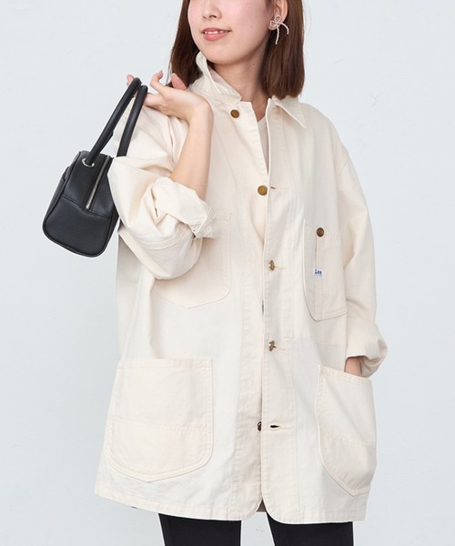アイボリー デニムジャケット Lee 「Lee」 デニムジャケット MEDIUM アイボリー メンズ : ZOZOTOWN