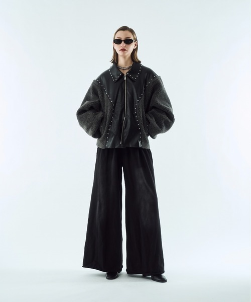 コート ジャケット Boa studs blouson / ボアスタッズブルゾン メンズ