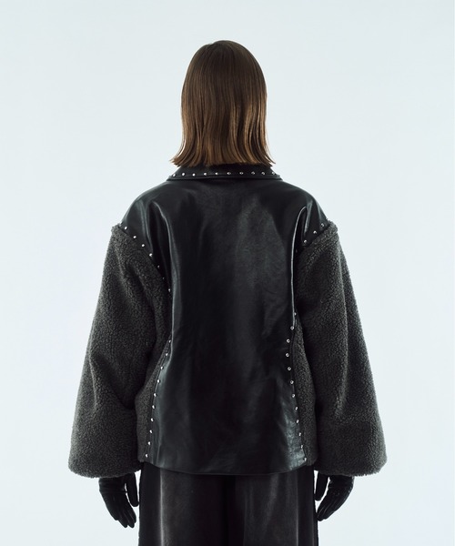コート ジャケット Boa studs blouson / ボアスタッズブルゾン メンズ 