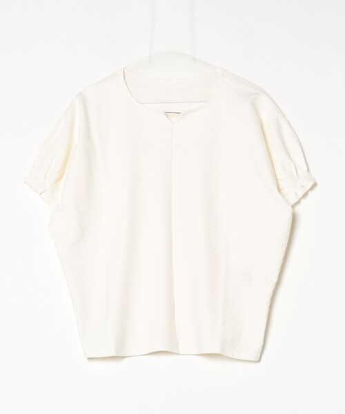 「SHIPS Colors」 半袖カットソー ONE SIZE オフホワイト レディース_画像2