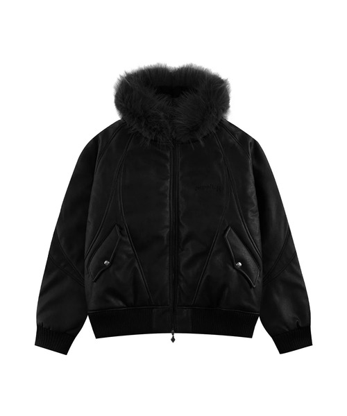 ジャケット・アウター Faux Shearling Lined Bomber Jacket Faux Shearling Lined Bomber Jacket XL
