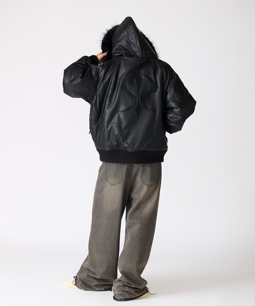 ジャケット・アウター furupump SUPPLIER（サプライヤー） ブルゾン アウター FAUX FUR HOODED BOMBER
