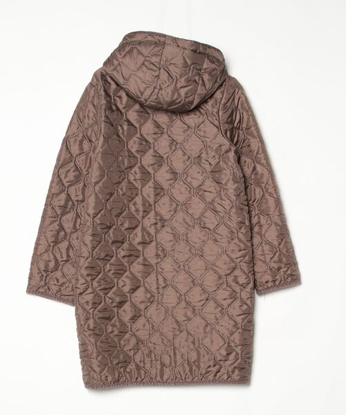 「ARMEN」 キルティングコート 1 ブラウン レディース_画像2