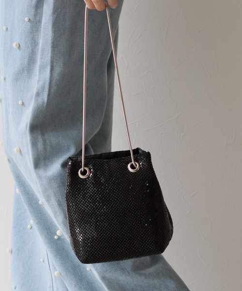 「BLUEEAST」 ハンドバッグ FREE シルバー レディース_画像3