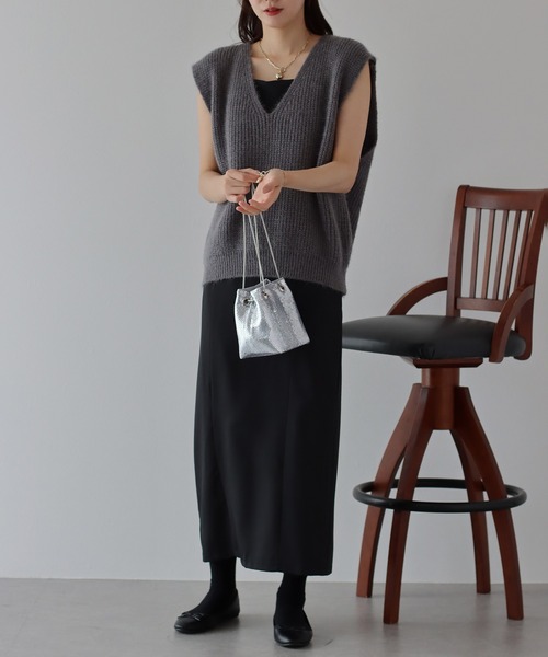 「BLUEEAST」 ハンドバッグ FREE シルバー レディース_画像9