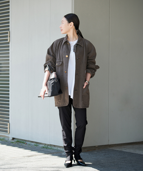 VERMEIL par iena（ヴェルメイユパーイエナ） カバーオール N＆W Brown