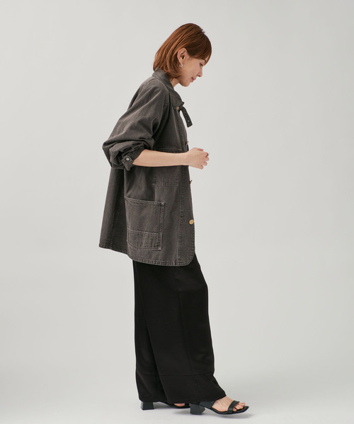 カバーオール N＆W Brown Denim 別注 カバーオール レディースの画像