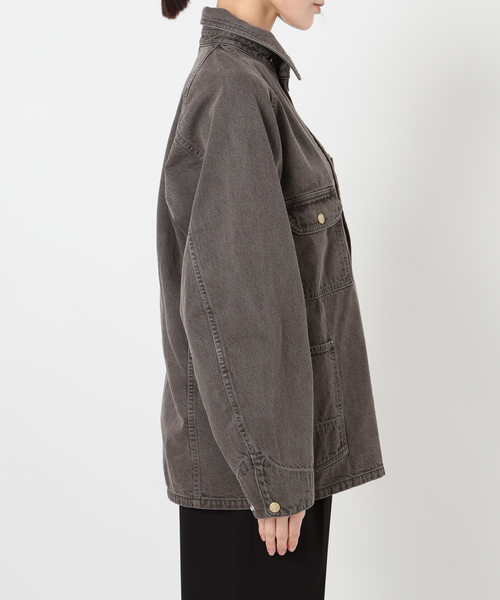 カバーオール N＆W Brown Denim 別注 カバーオール レディースの画像