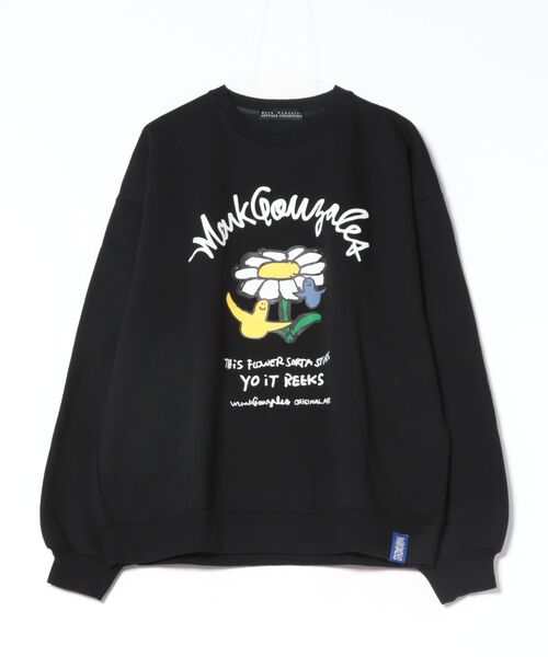 RiNc トレーナー スウェット 「 MARK GONZALES 」 フラワーアート