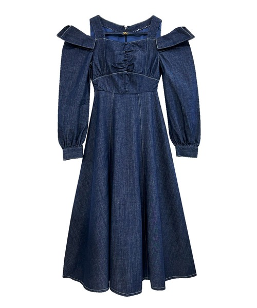 Rose Muse（ロゼミューズ） ワンピース Denim flare dress : ZOZOTOWN