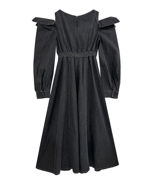 Rose Muse（ロゼミューズ） ワンピース Denim flare dress : ZOZOTOWN